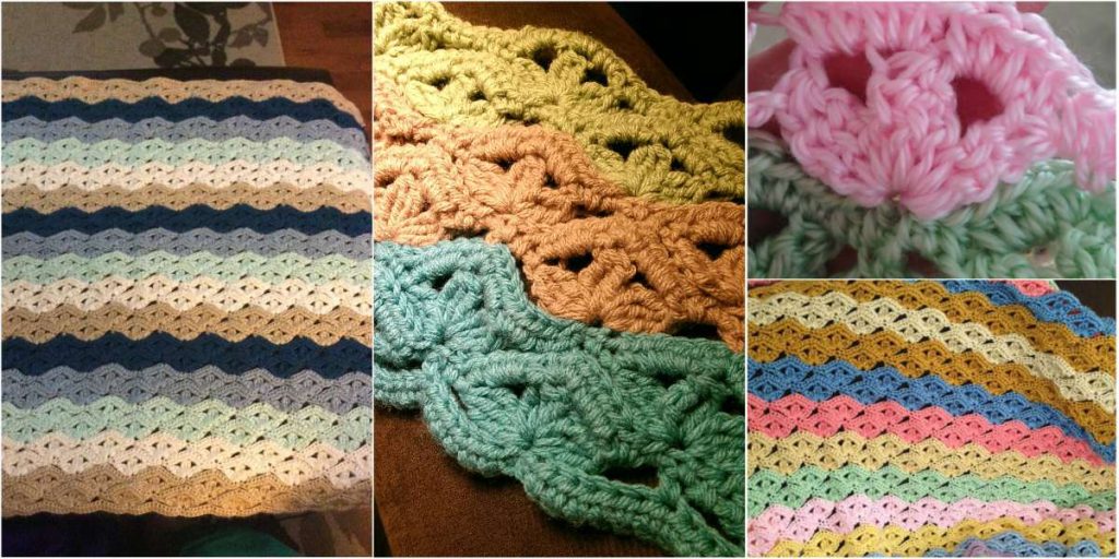 Irish Wave Baby Afghan [Written Pattern]