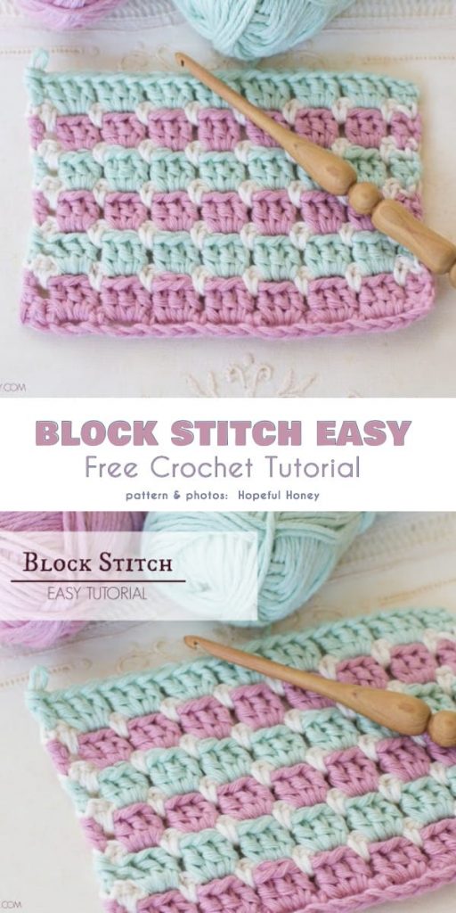 The Block Stitch is Easy! How to Crochet it? Your Crochet