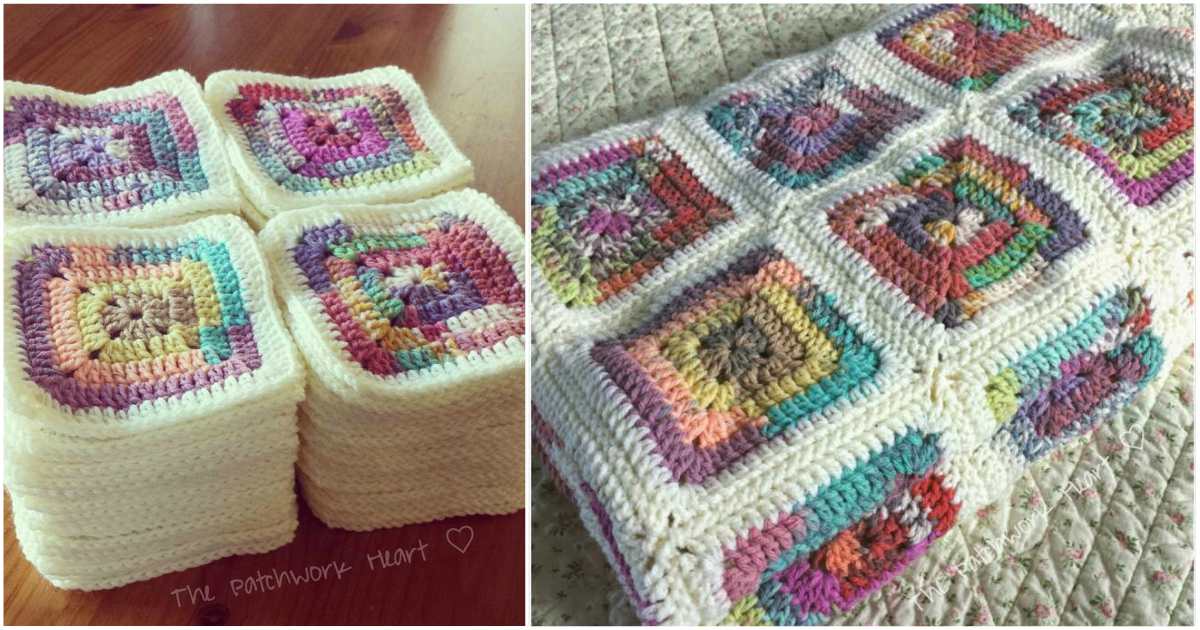 7+ Crochet Patchwork Blankets - Free Patterns