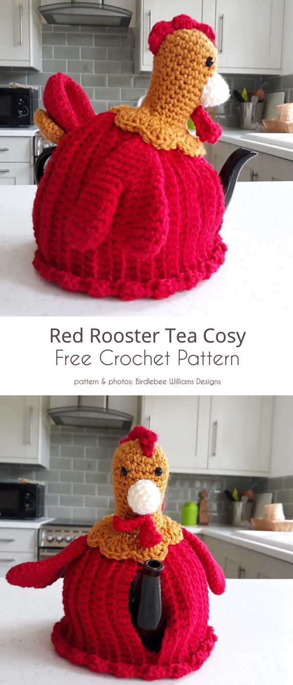 Red Rooster Tea Cozy