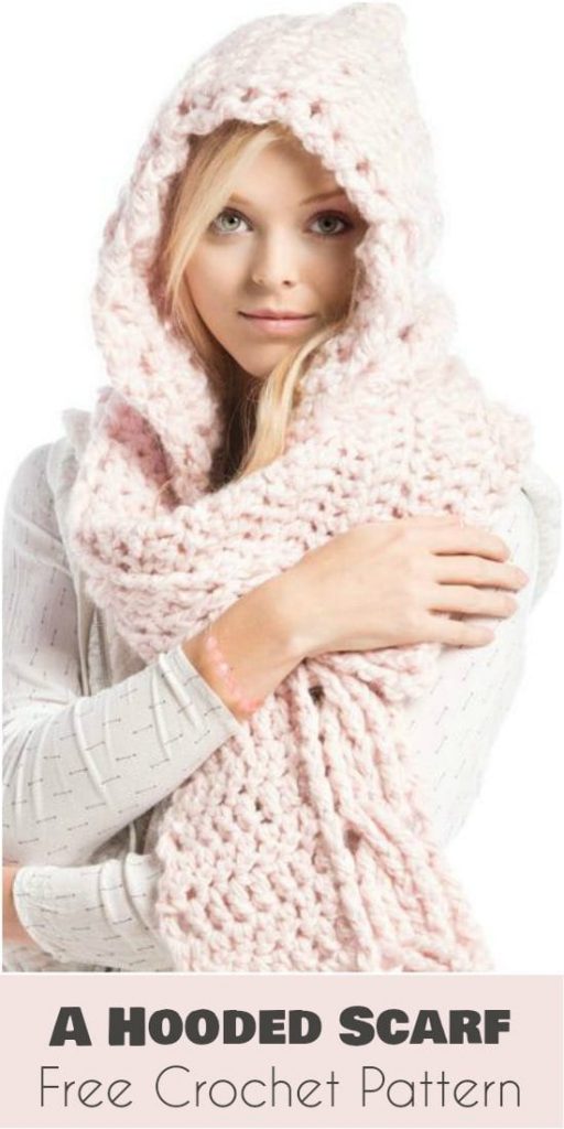 Hooded scarf Free Crochet Pattern Your Crochet