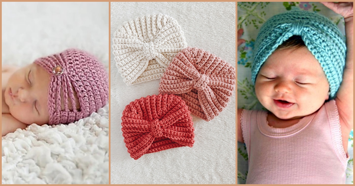 Baby Turban Free Crochet Patterns - Your Crochet