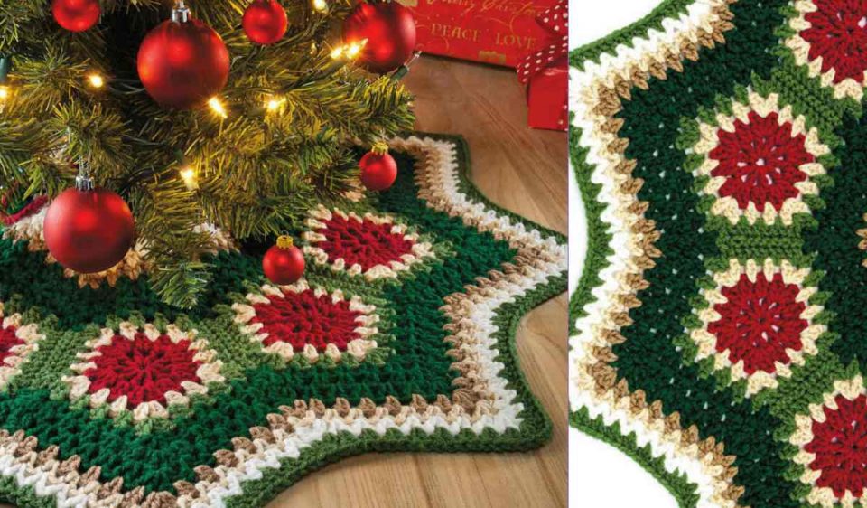 Granny Ripple Tree Skirt Crochet Pattern Your Crochet