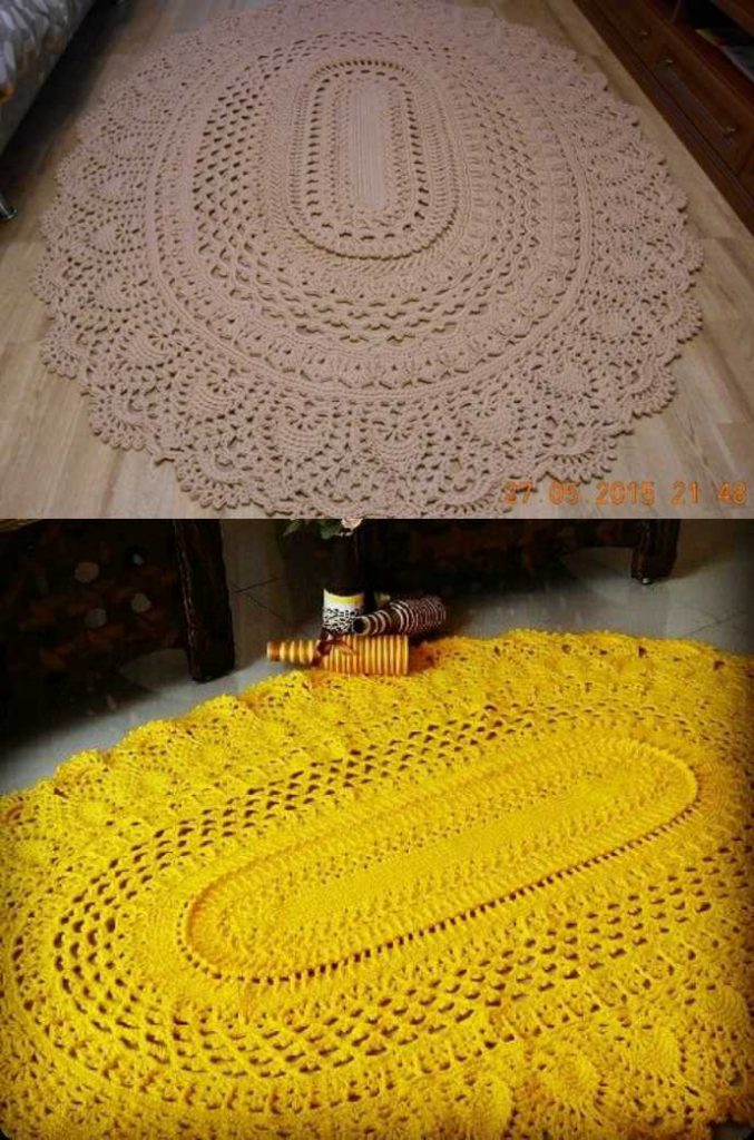 Top 10 Oval Mandala Rugs for Your Home Ideas Free Crochet Patterns Rug doilys domi qoster beaut salvabrani