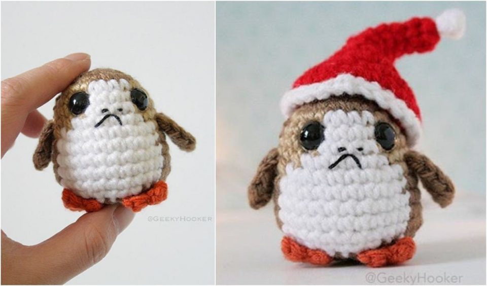 Christmas Porg Free Pattern
