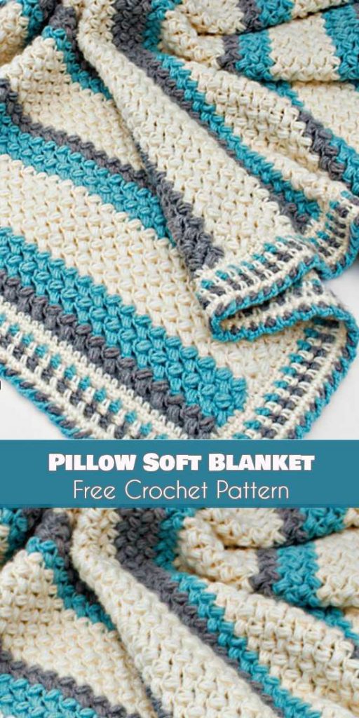 Pillow and Blanket [Free Crochet Pattern]