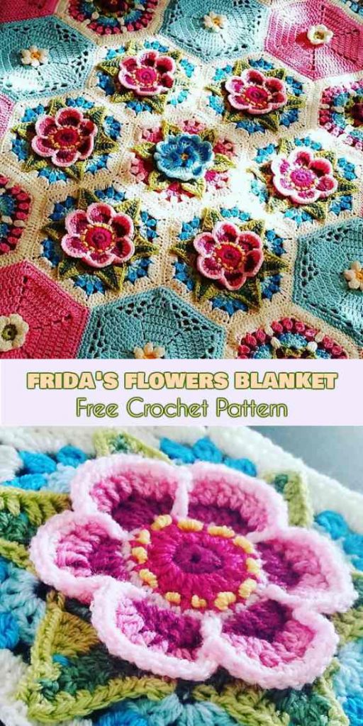 Frida's Flowers and Frida's Flowers Blanket [Free Crochet Pattern]