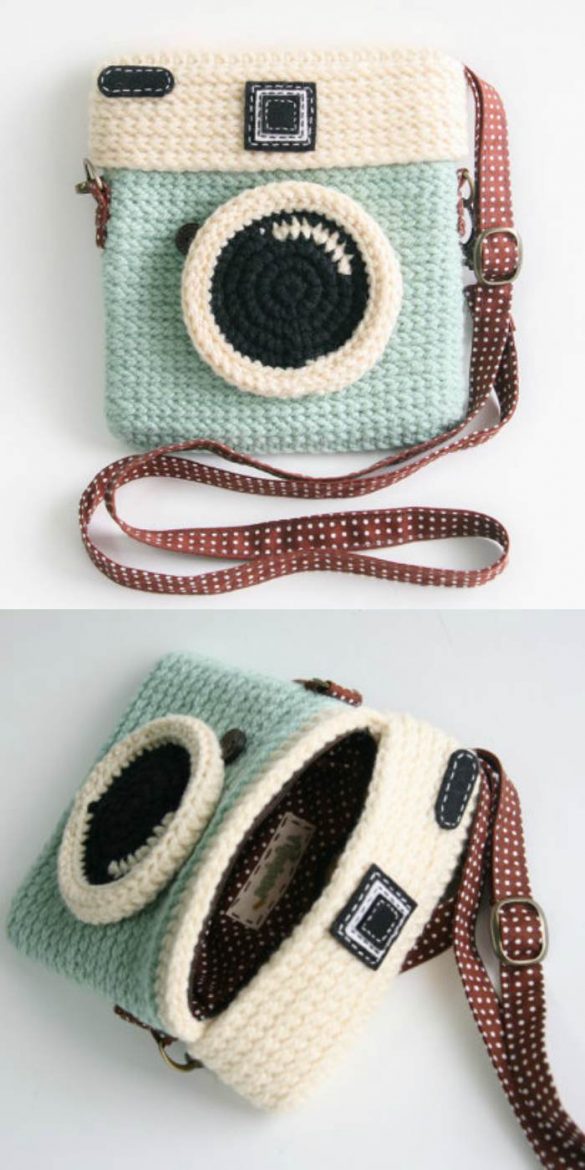 Crochet Camera Purse The Best Ideas [Free Pattern and Video Tutorial