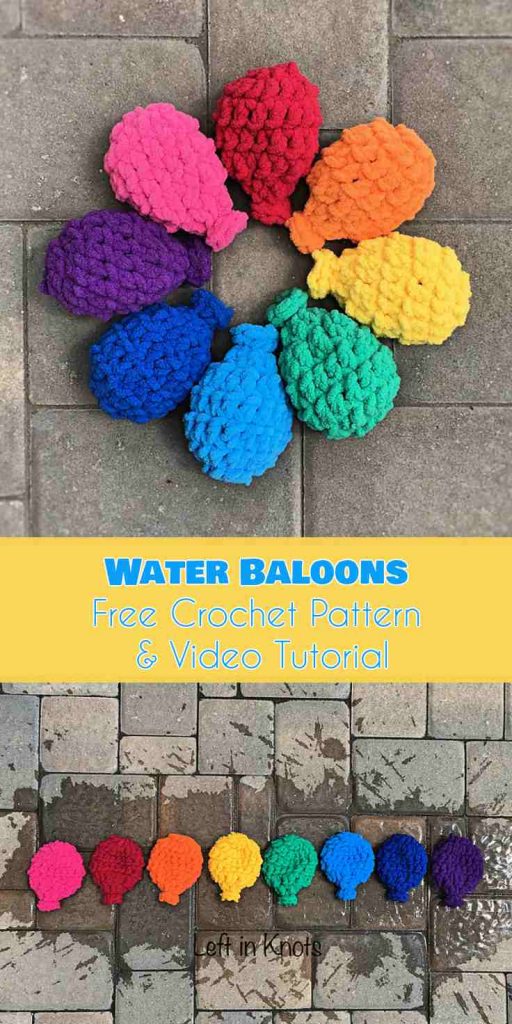 Water Balloons Free Crochet Pattern and Video Tutorial Your Crochet
