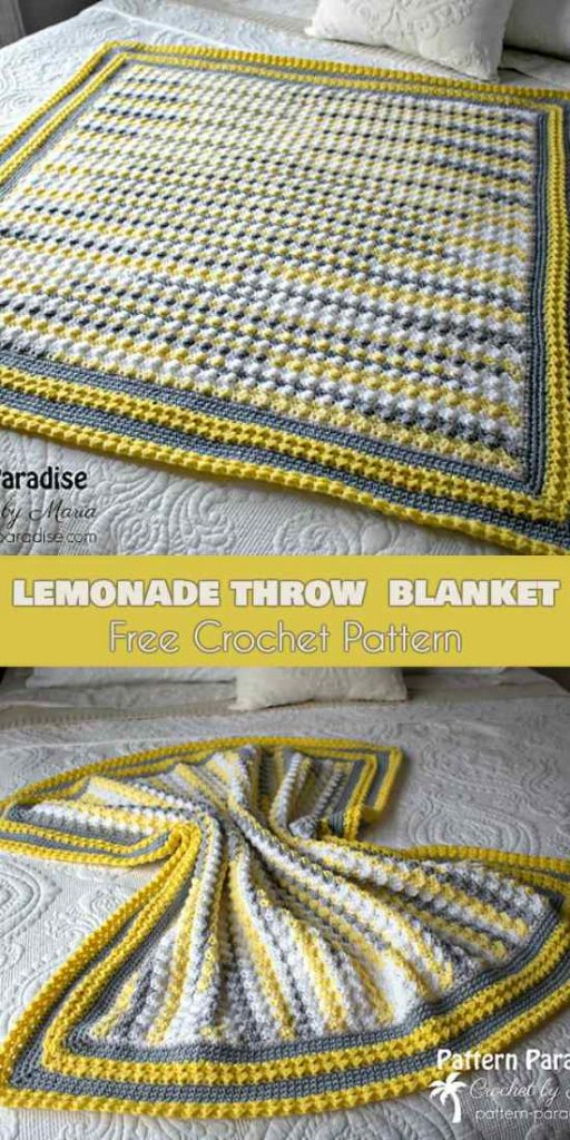Lemonade Throw Baby Blanket Free Pattern Your Crochet