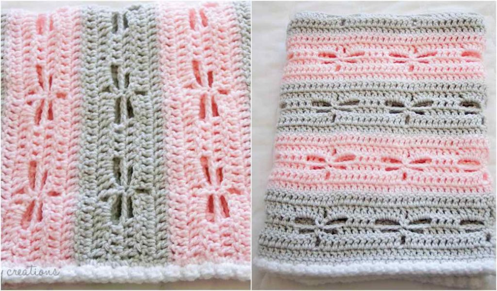 Dragonfly Baby Blanket Free Crochet Pattern Your Crochet