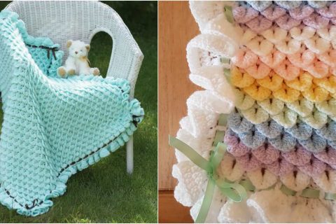 Tunisian Crochet Ten Stitch Blanket Free Crochet Pattern