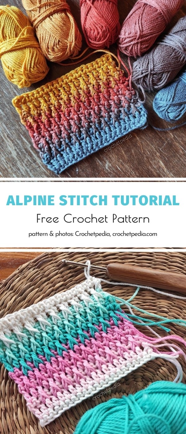 Awesome Alpine Stitch Ideas with Free Crochet Patterns Your Crochet