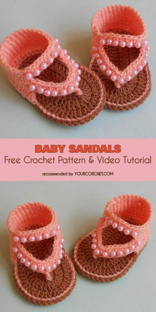 Cute and Colorful Baby Sandals with Free Crochet Patterns Your Crochet