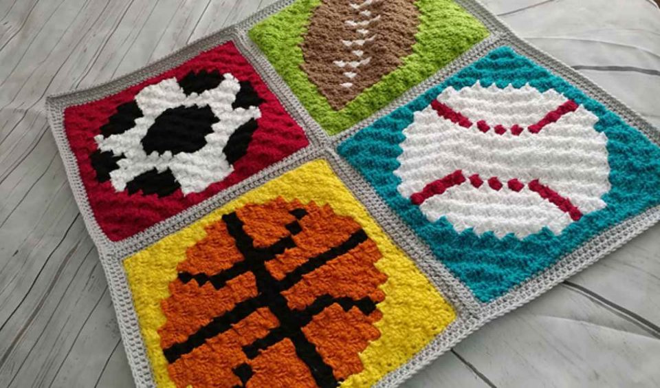 Sports Baby Blanket Free Pattern