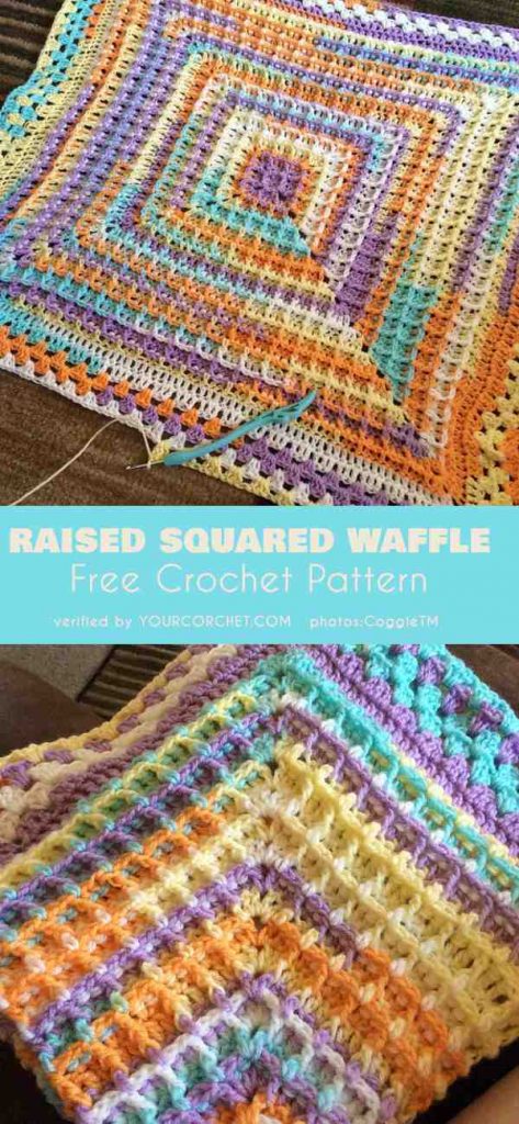Waffle Stitch Baby Blanket Free Crochet Pattern Easy And Fabulous