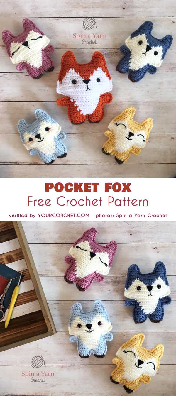 Pocket Fox Free Crochet Pattern - Your Crochet