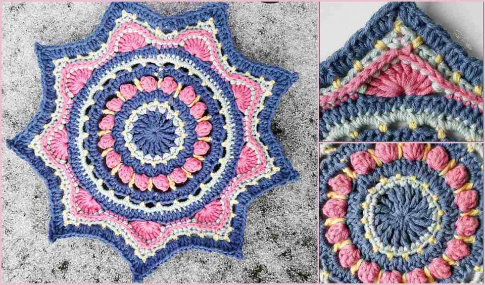 Anastasia A Little Crochet Mandala Free Pattern