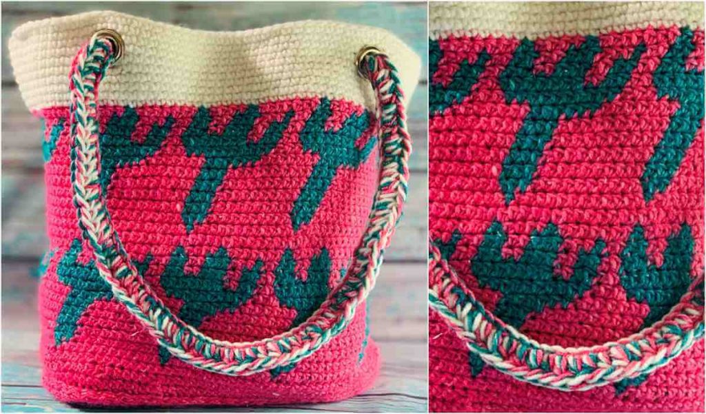 Wildflower Shoulder Bag [Free Crochet Pattern and Video Tutorial]