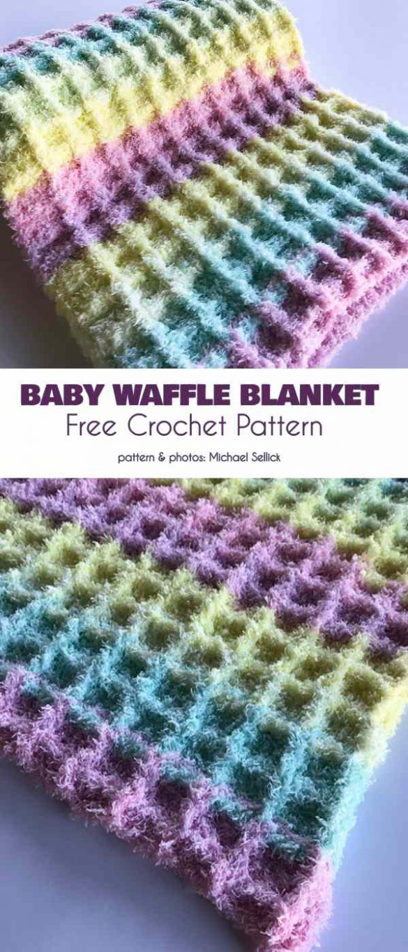 Baby Waffle Blanket Free Crochet Pattern Your Crochet