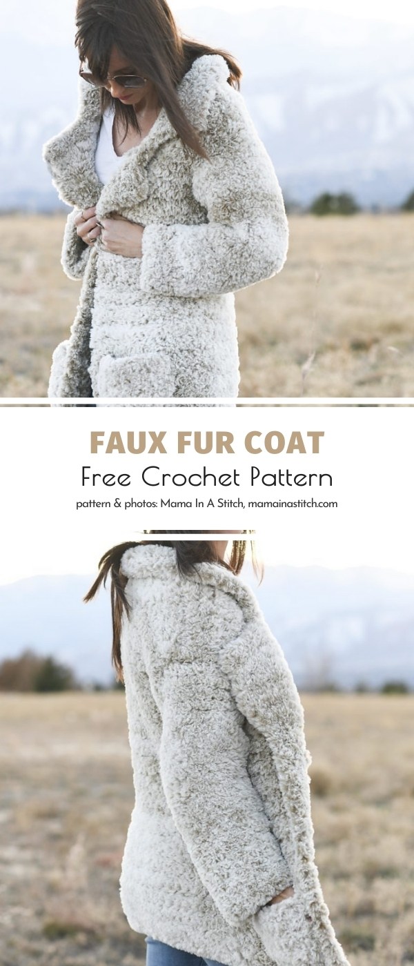 Luxe Faux Fur Cushion (Crochet) - All About Ami