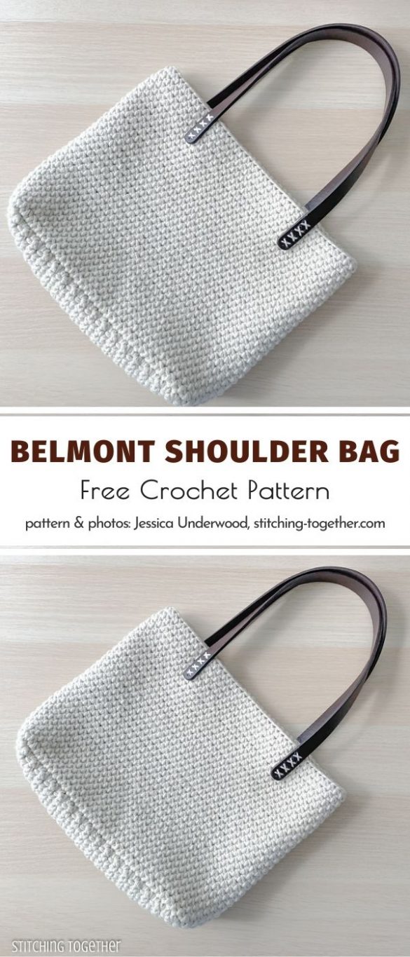 Minimalist Shoulder Bags Ideas and Free Crochet Patterns + Video