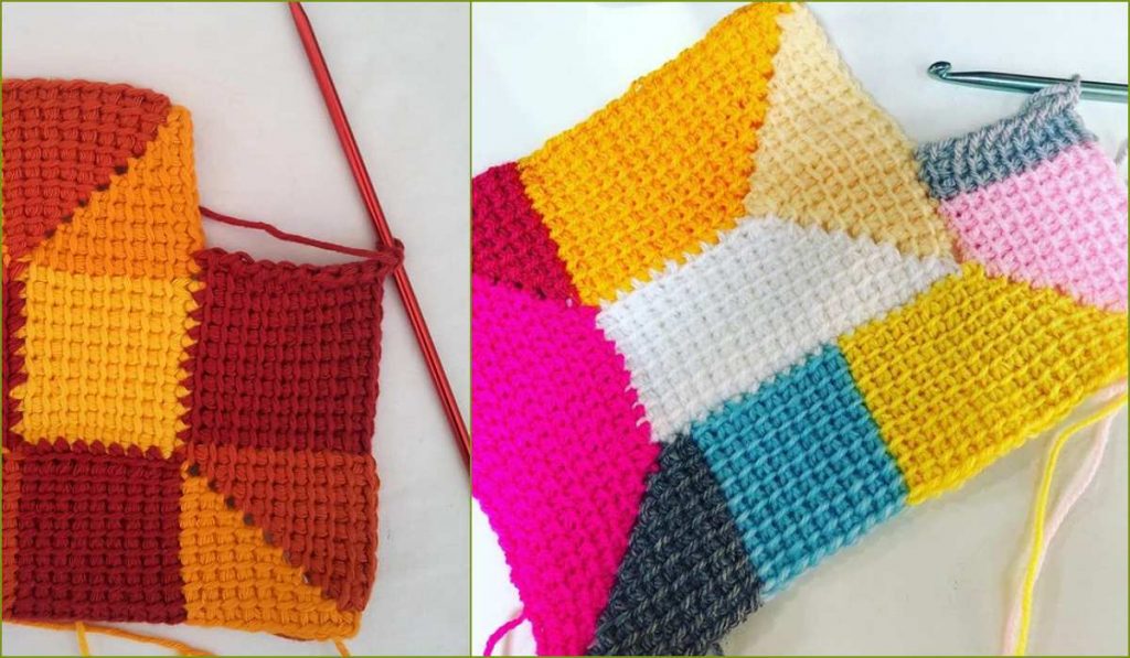 Tunisian Crochet Ten Stitch Blanket Free Crochet Pattern Your Crochet