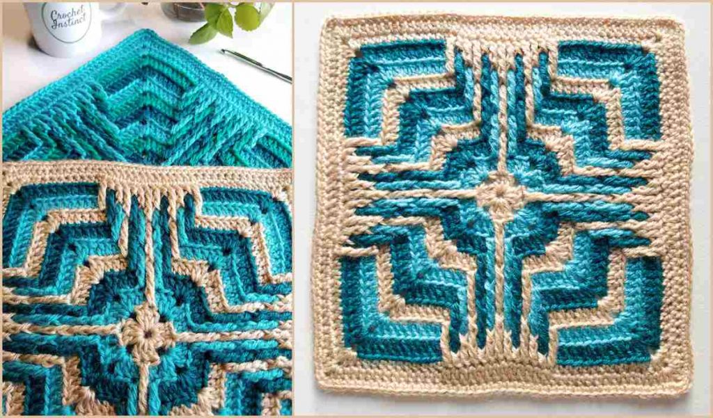 Star Portal Square Free Crochet Pattern Crochet studio create fav purse mason jar owl amy fat