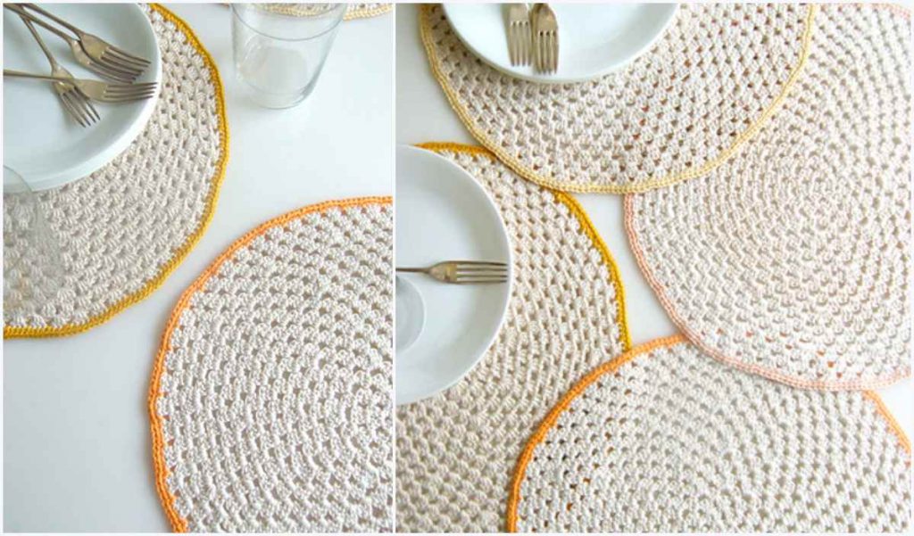 Granny Circle Placemat Free Crochet Pattern Your Crochet