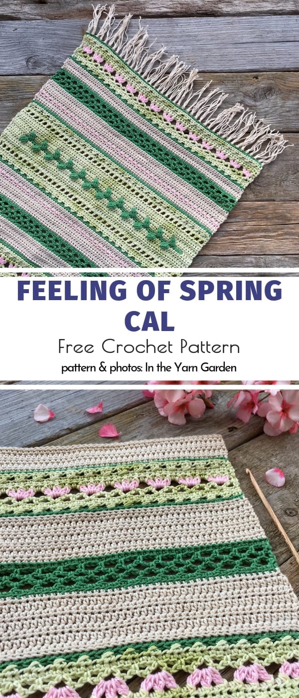 feeling of spring cal free crochet pattern