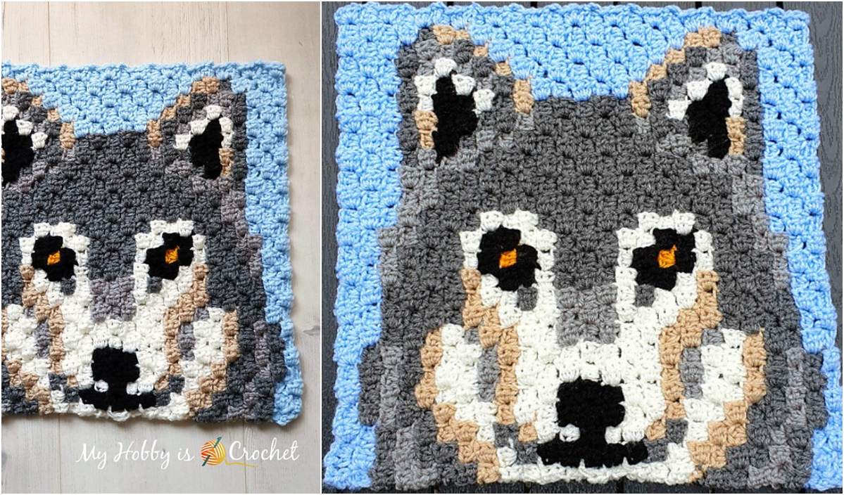 Crochet wolf blanket pattern free new arrivals