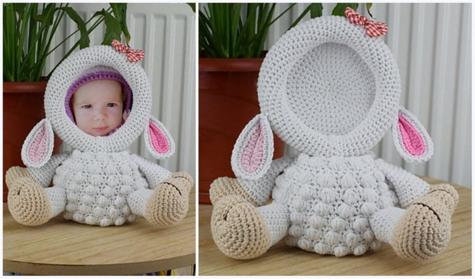 Crochet Animal Photo Frame Free Pattern