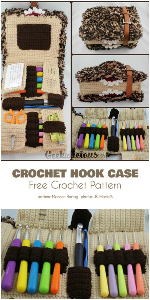 Crochet Hook Organizer Case Free Crochet Patterns