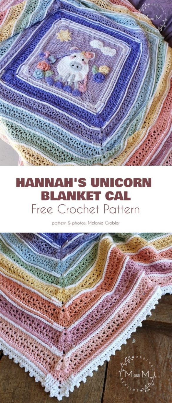 Adorable Unicorn Blanket Free Crochet Patterns Your Crochet