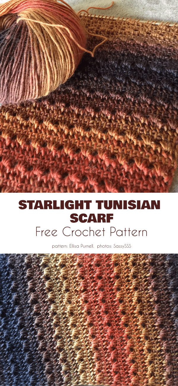 Autumn Ombre - A Tunisian Scarf Pattern - I Can Crochet That