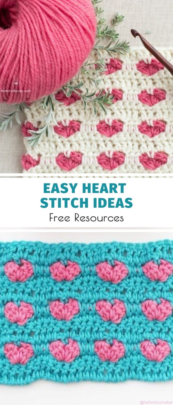 Easy Heart Stitch Ideas