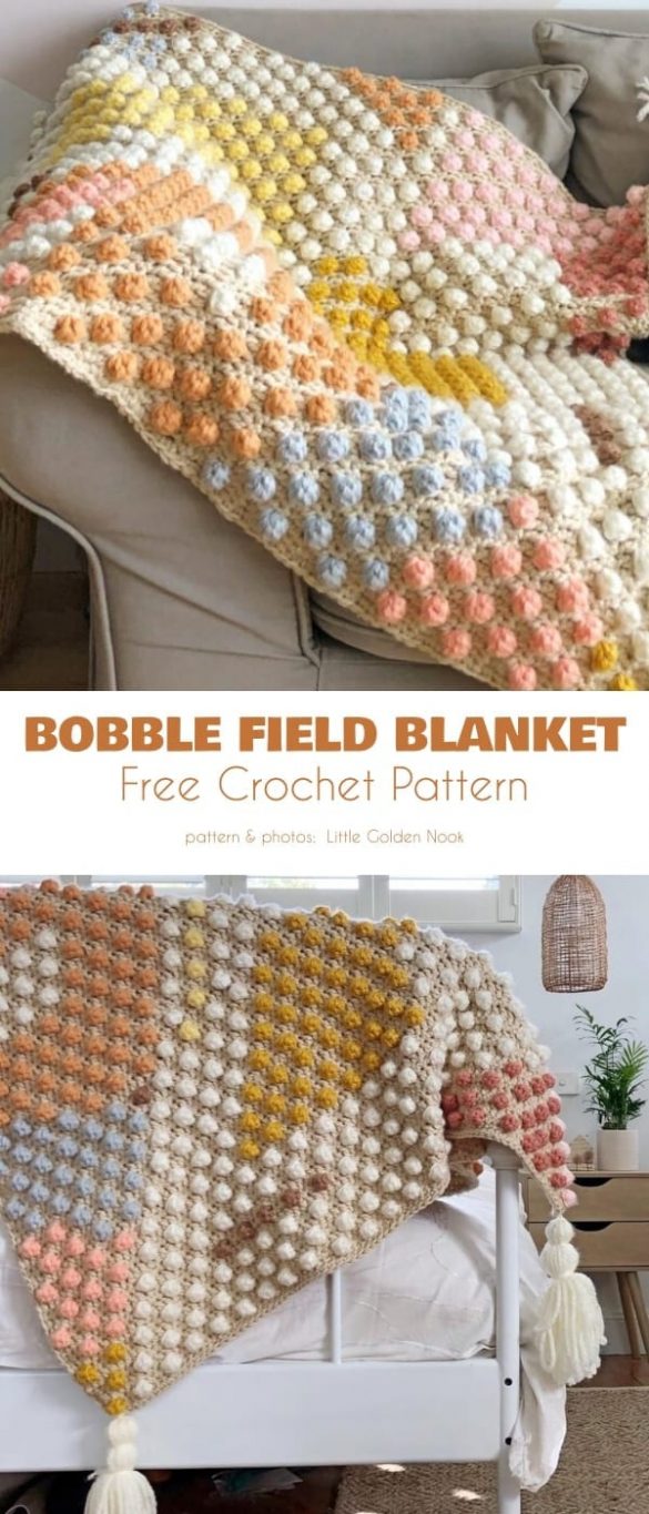 Bobble Blanket Free Crochet Patterns Your Crochet