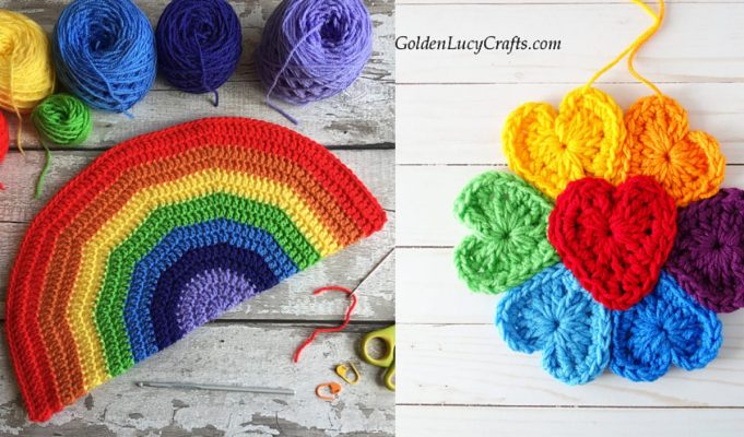 Easy-Peasy Rainbow Window Decor Free Patterns
