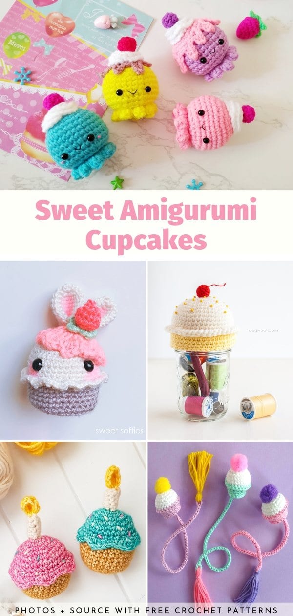 Sweet Amigurumi Cupcakes