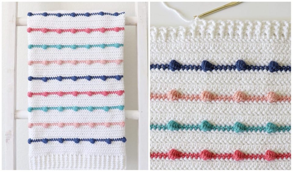 Bobble or Bubble Baby Blanket Free Crochet Patterns
