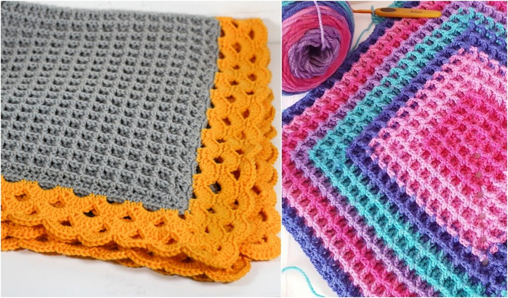 Crochet Waffle Blanket Free Patterns Your Crochet