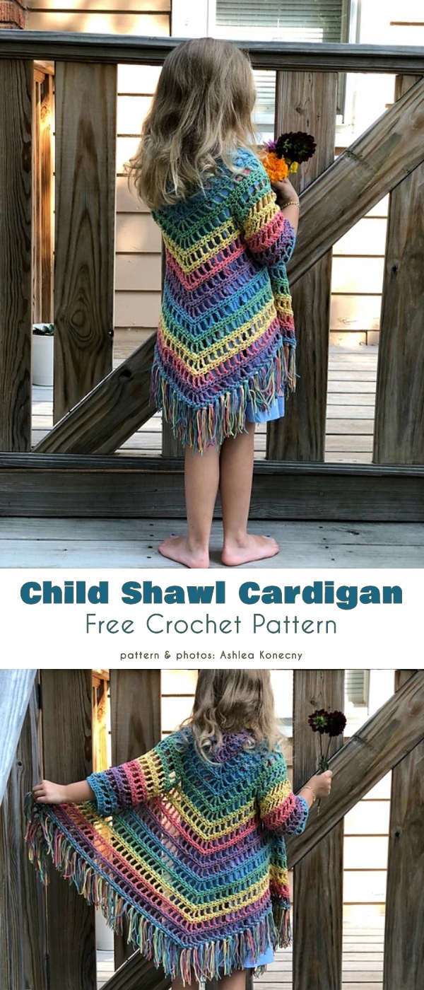 child shawl cardigan