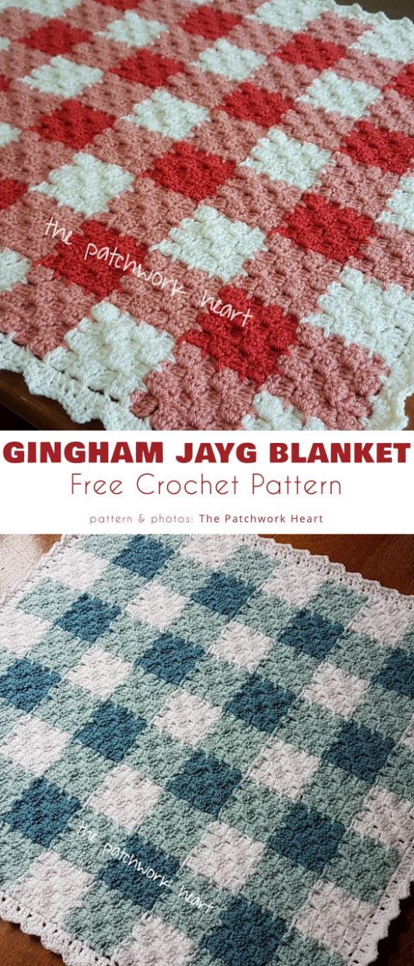 Gingham Blanket Free Crochet Patterns Your Crochet