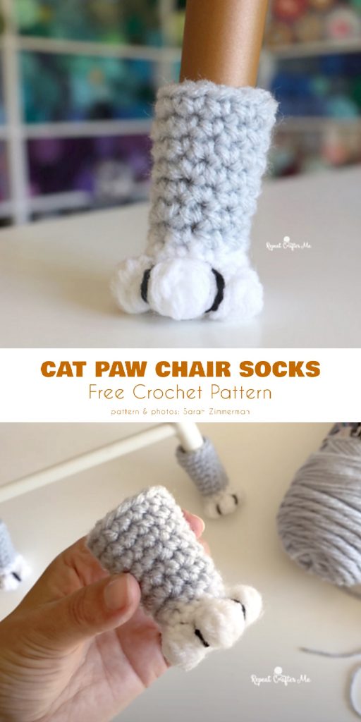 5 Chair Socks Crochet to Protect Your Floors Free Patterns