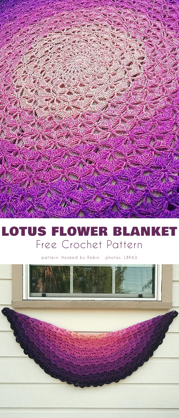 My Hobby Is Crochet: Fabian's Ombré Baby Blanket - Free Crochet Pattern