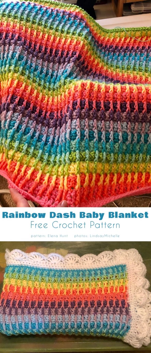 Rainbow Dash Baby Blanket Crochet Ideas Your Crochet