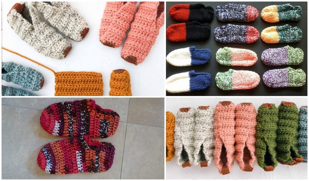 One Hour Slippers Free Crochet Patterns Your Crochet