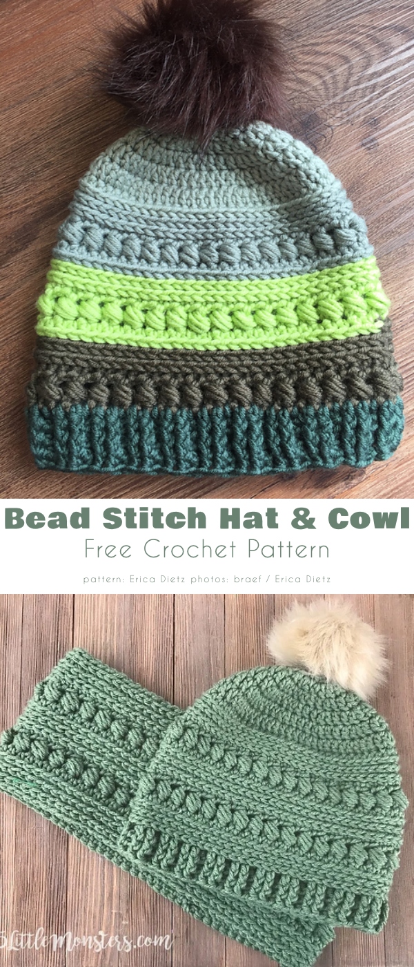 Perfect Scarf and Hat Set Free Crochet Patterns - Your Crochet