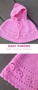 Baby Poncho Free Crochet Patterns Poncho crochet baby pattern patterns sweet heart ponchos stoltzfus kristin knitting knit toddler clothes granny babies steps soft easy solids