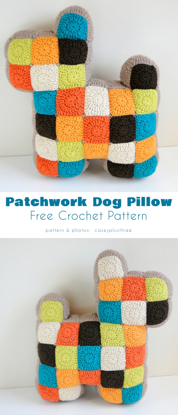 Patchwork Dog Pillow